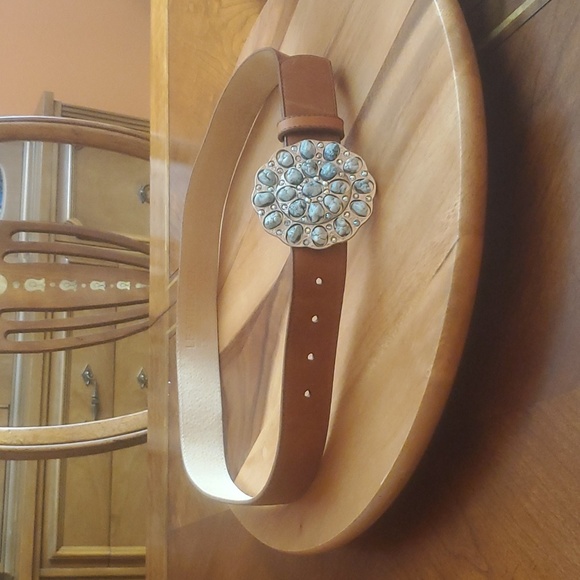 Leather Rock leather Belt 36/L